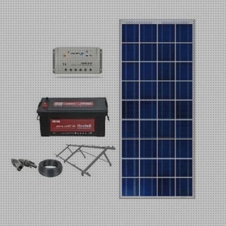 Las mejores marcas de kit placa solar 12v caravana deposito agua ducha 12v kit solar inversor 12v 220v
