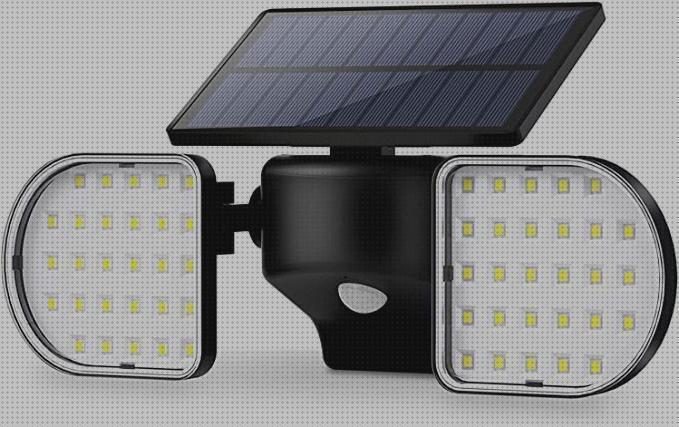 Review de luz led con sesor placa solar